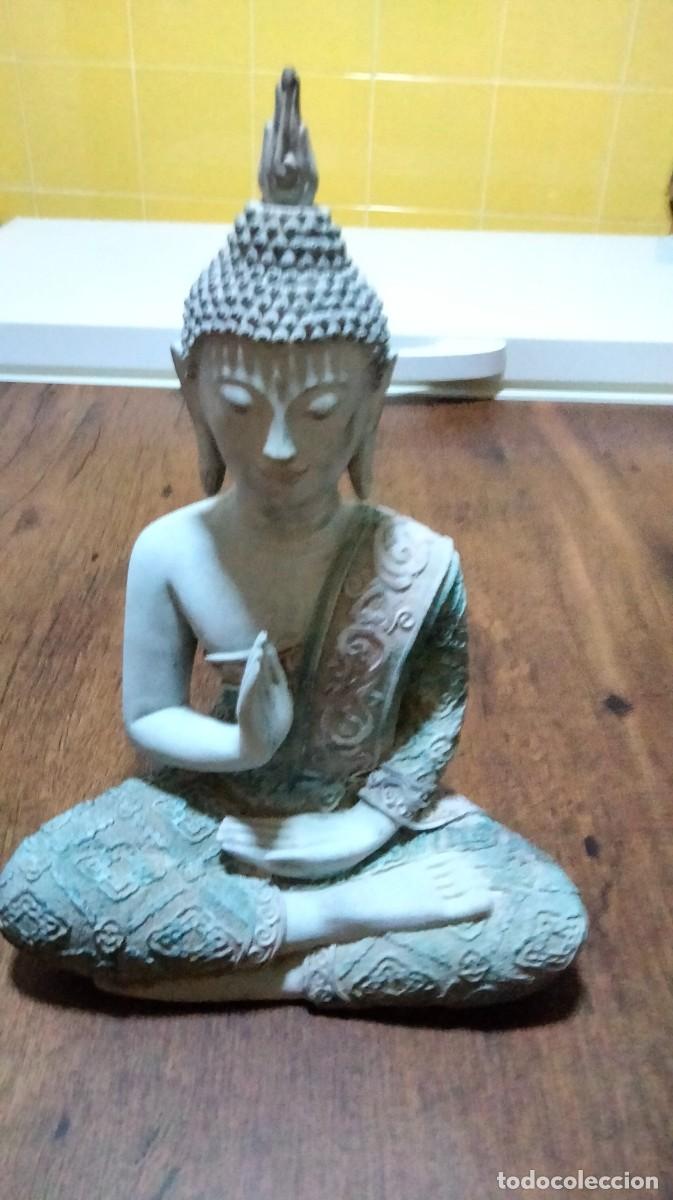 Coleccionismo: FIGURA DE BUDA CON BONITOS ACABADOS - Foto 2