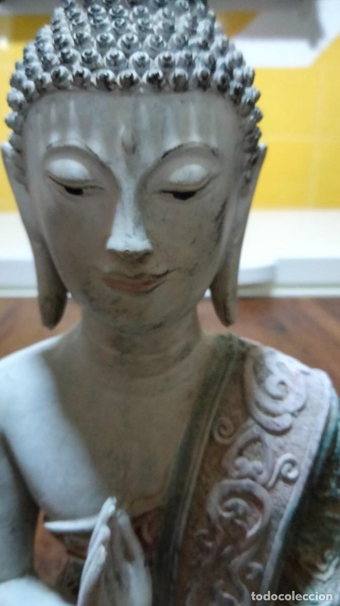 Coleccionismo: FIGURA DE BUDA CON BONITOS ACABADOS - Foto 3