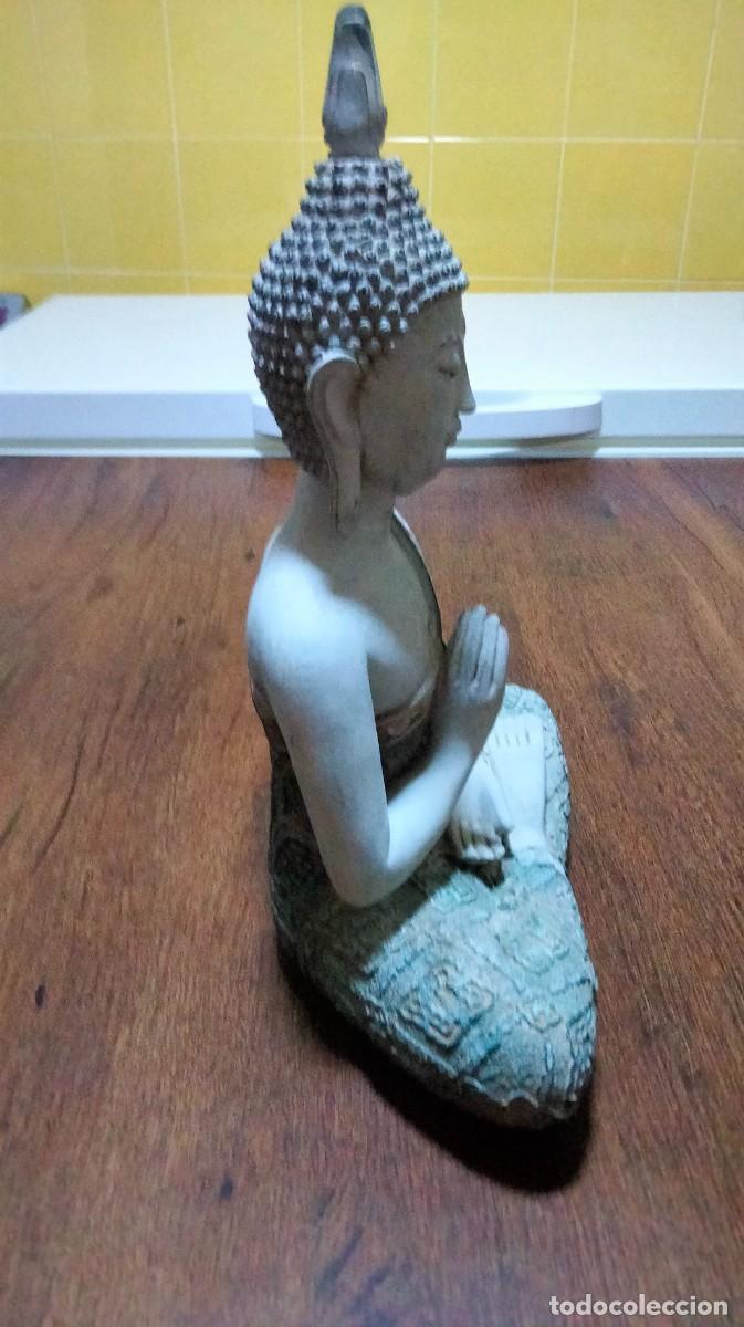 Coleccionismo: FIGURA DE BUDA CON BONITOS ACABADOS - Foto 6