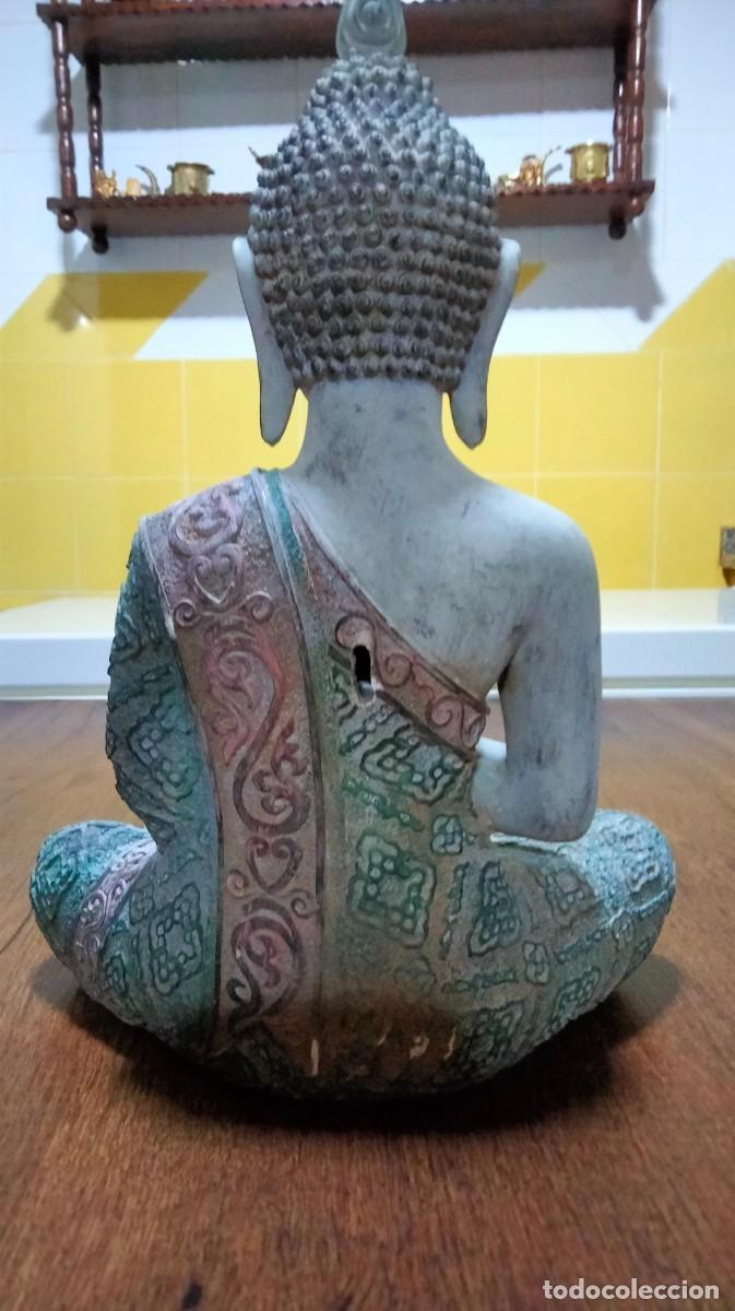 Coleccionismo: FIGURA DE BUDA CON BONITOS ACABADOS - Foto 7