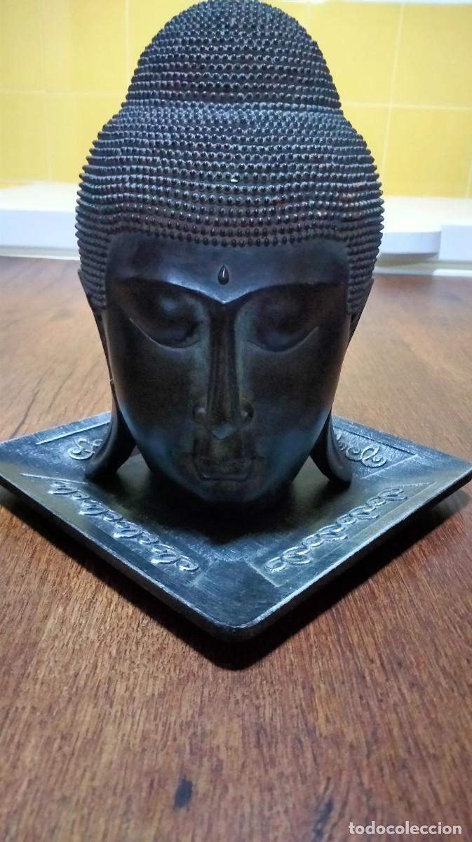 Coleccionismo: BONITA FIGURA DE BUDA CON PLATO - Foto 1
