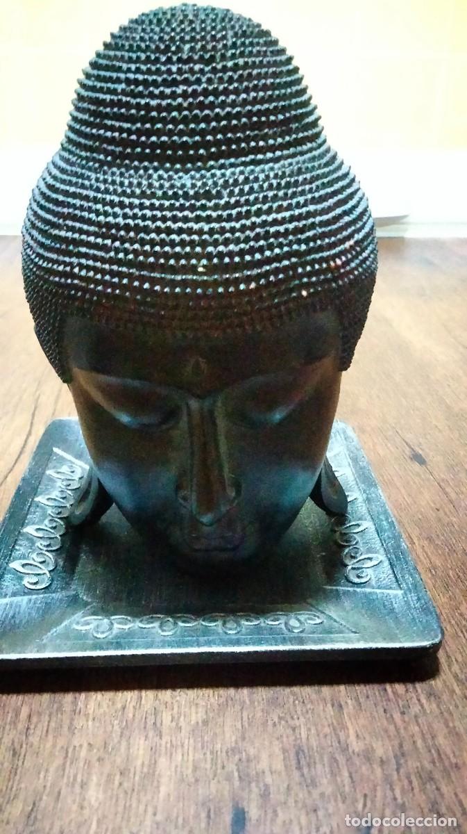 Coleccionismo: BONITA FIGURA DE BUDA CON PLATO - Foto 2