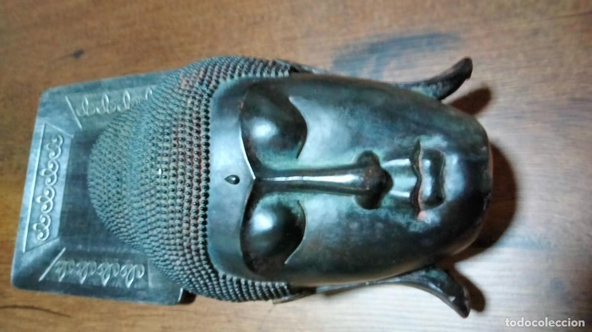 Coleccionismo: BONITA FIGURA DE BUDA CON PLATO - Foto 5
