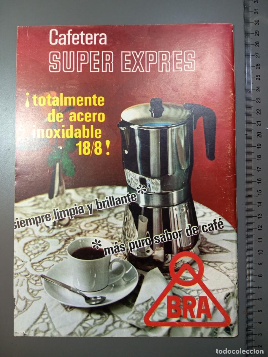 Coleccionismo: ⚜️ A&ntilde;os 70. Publicidad cafetera super express BRA. Recorte