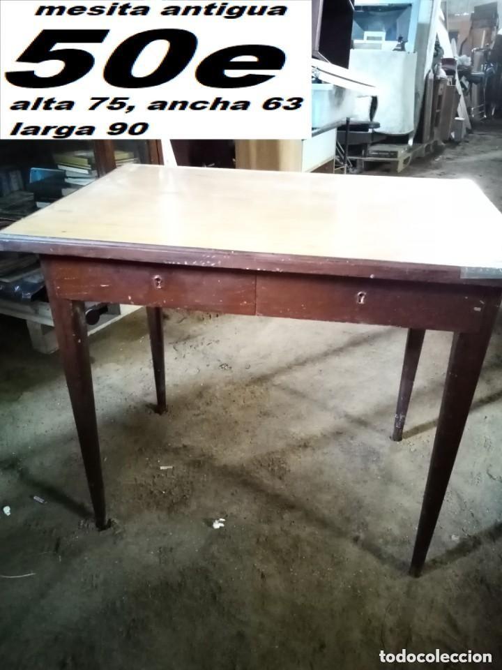 Coleccionismo: mesa de escritorio antigua - Foto 1