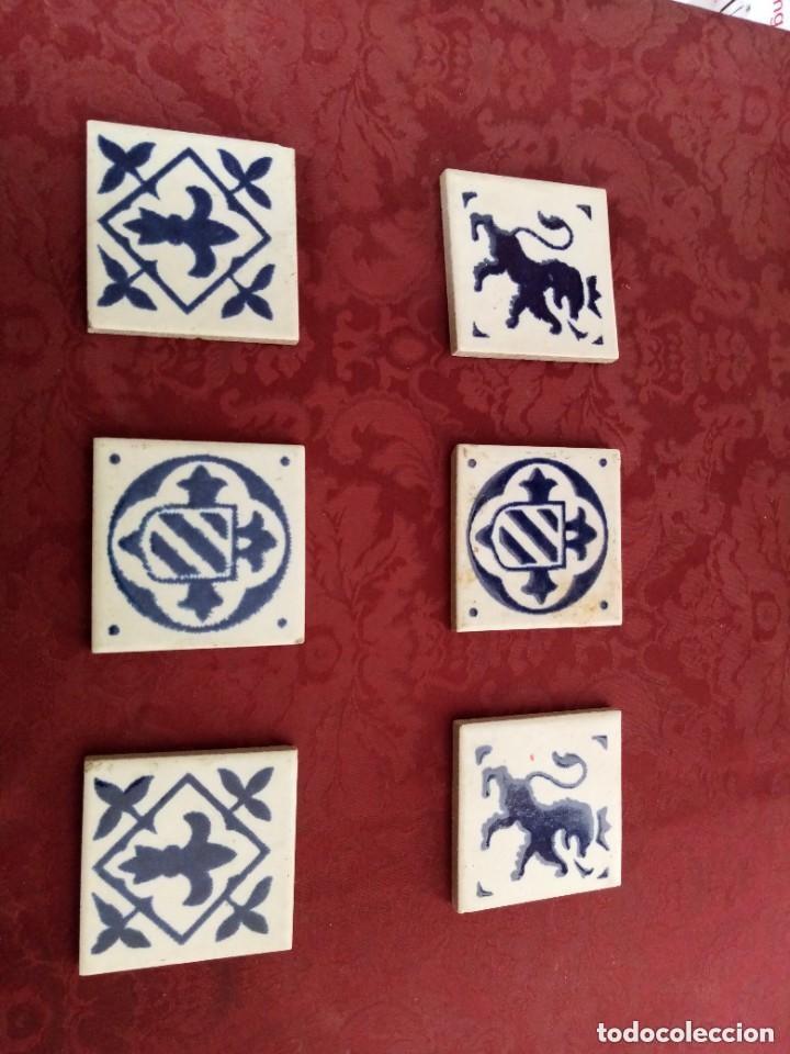 Coleccionismo: azulejos peque&ntilde;os antiguos - Foto 2