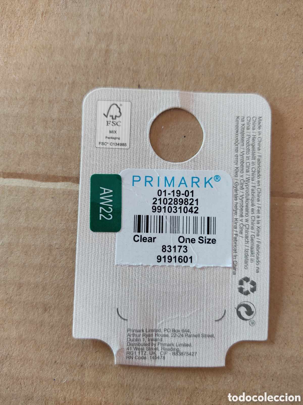 ETIQUETA PUBLICIDAD PRIMARK