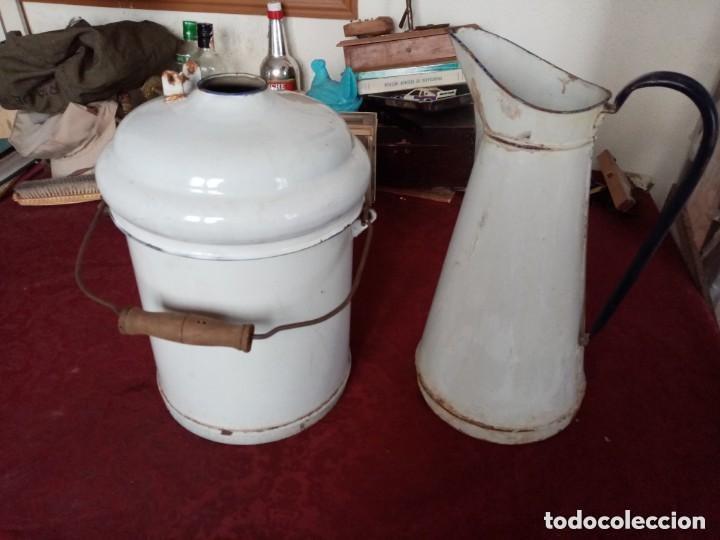 Coleccionismo: lote orinal y jarra lote orinal y jarra - Foto 1