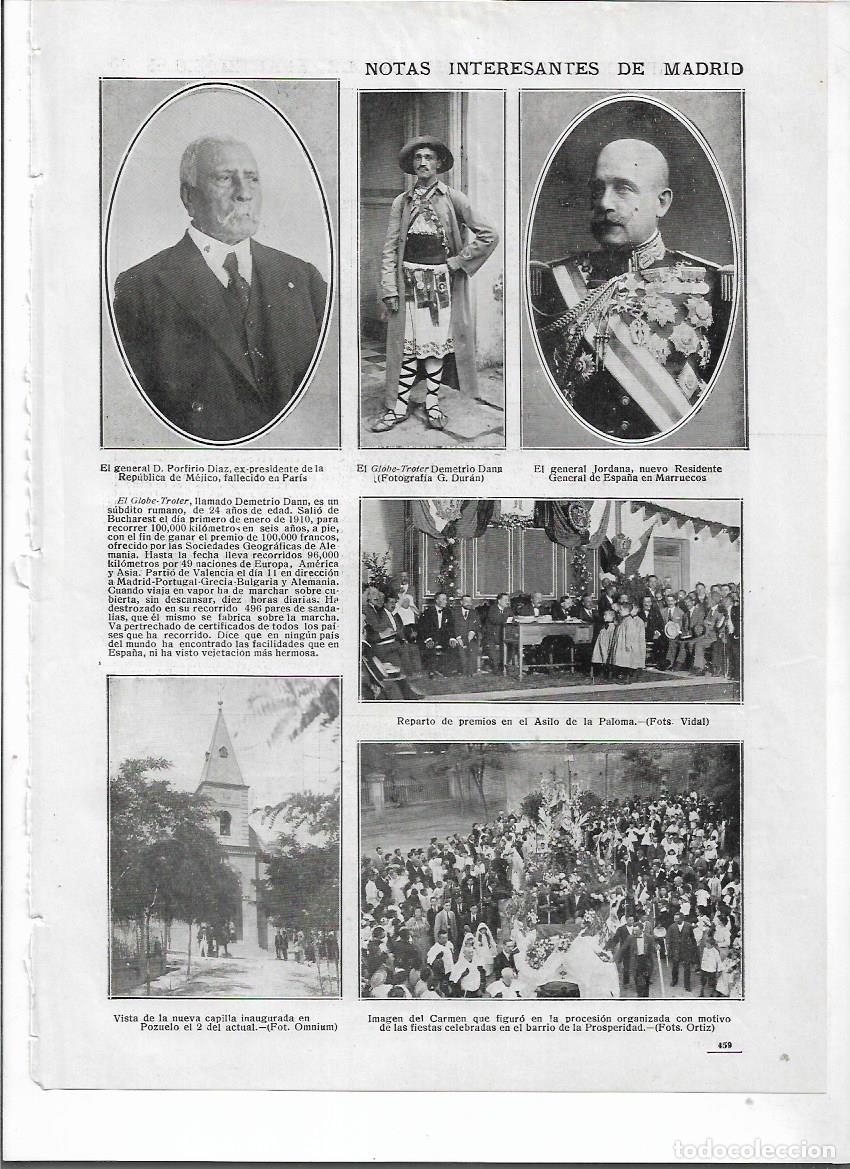 Coleccionismo: A&Ntilde;O 1915 RECORTE PRENSA MADRID BARRIO DE LA PROSPERIDAD PROCESION VIRGEN DEL CARMEN