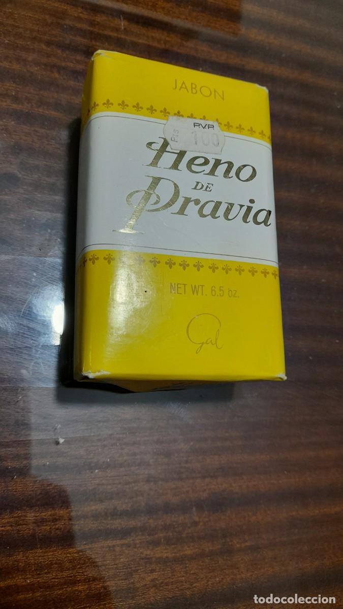 Coleccionismo: Pastilla de jab&oacute;n Heno de pravia perfumer&iacute;a Gal Espa&ntilde;a