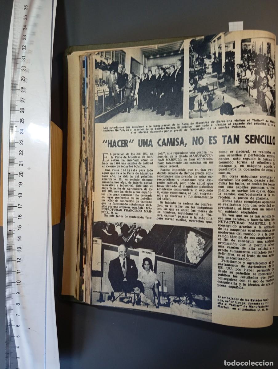 Coleccionismo: ⚜️ 1960. Feria de muestras Barcelona, Francisco Marfull, camisa, EEUU. 1 hoja. Recorte prensa