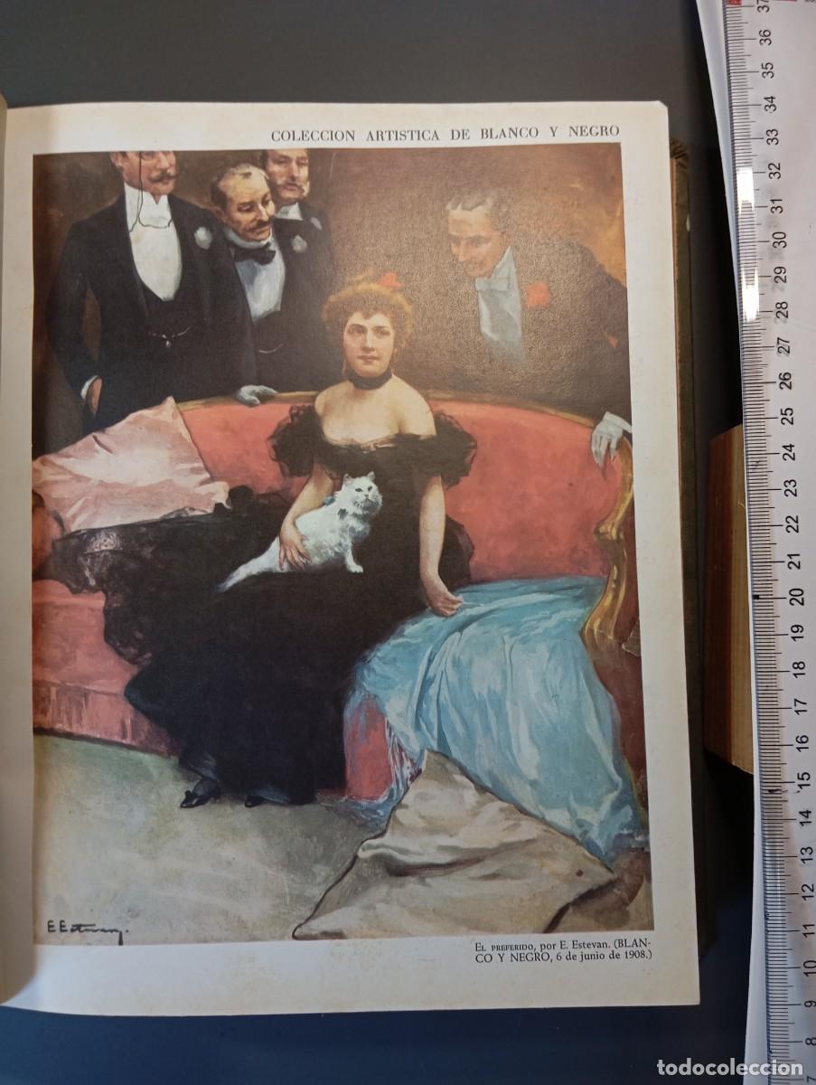Coleccionismo: ⚜️ 1960. L&aacute;mina EL PREFERIDO, E. ESTEVAN, BLANCO Y NEGRO 1908. 1 hoja. Recorte prensa