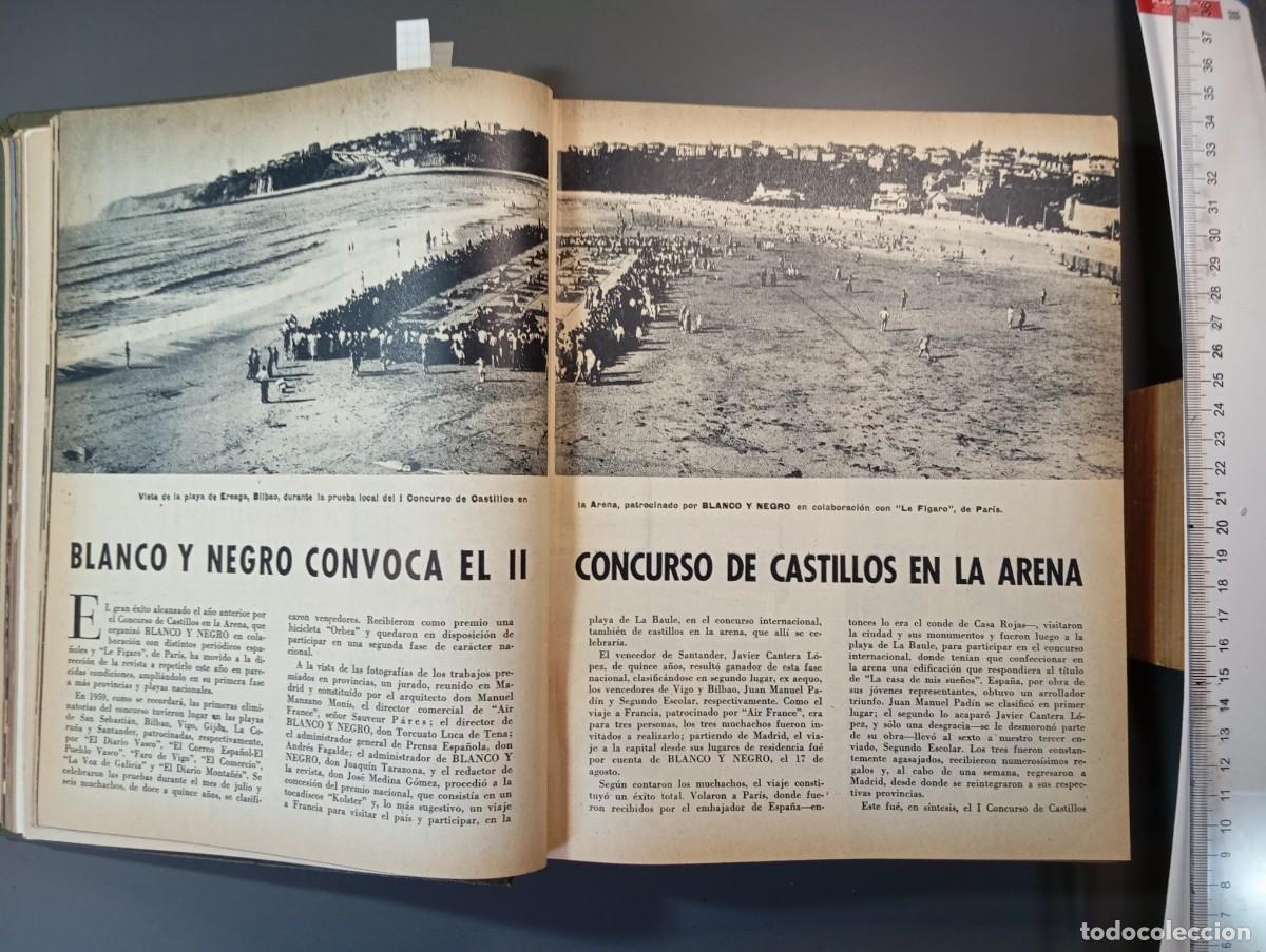 Coleccionismo: ⚜️ 1960. Documento I CONCURSO DE CASTILLOS DE ARENA, Bilbao, Santander... 3 hojas. Recorte prensa