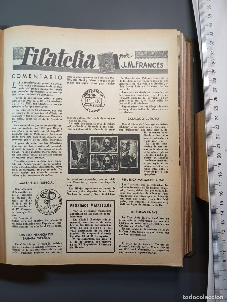 Coleccionismo: ⚜️ 1960. Filatelia, Sahara espa&ntilde;ol, astrofilatelia, Cruz Roja. 1 hoja. Recorte prensa