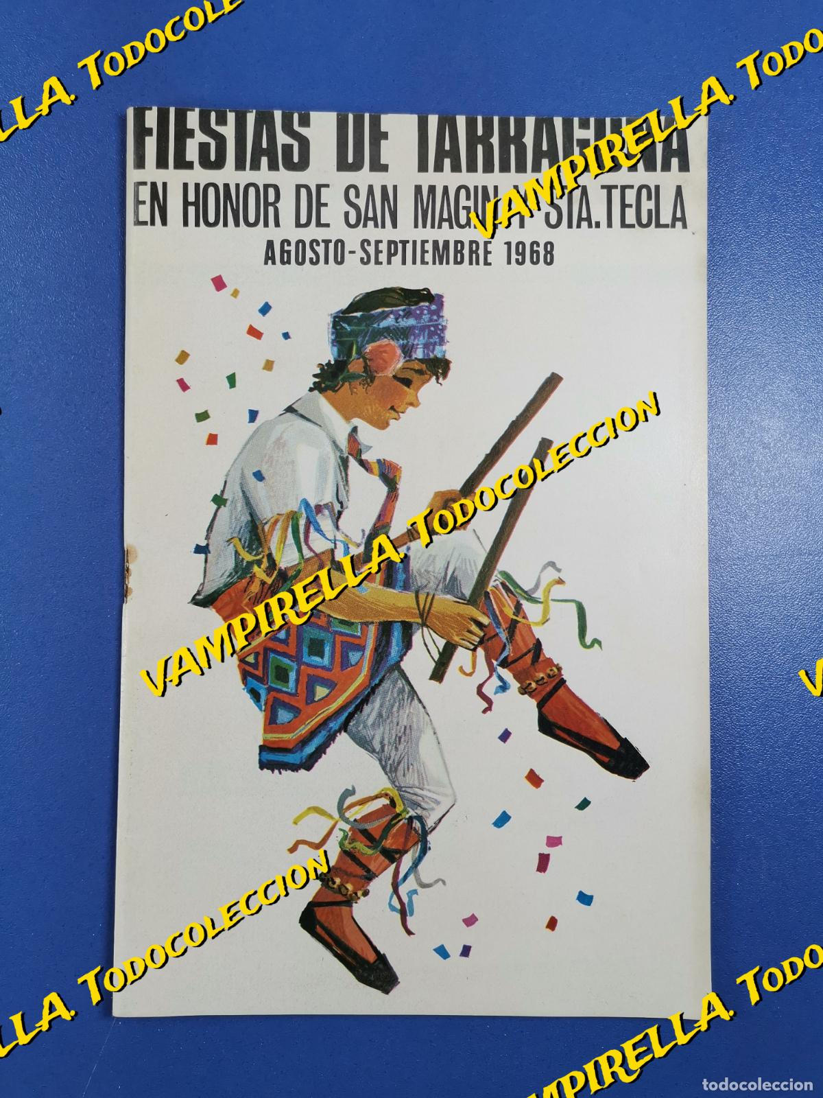 Sammelleidenschaft Papier: Tarragona - Programa Fiestas de San Mag&iacute;n y Santa Tecla - 1968