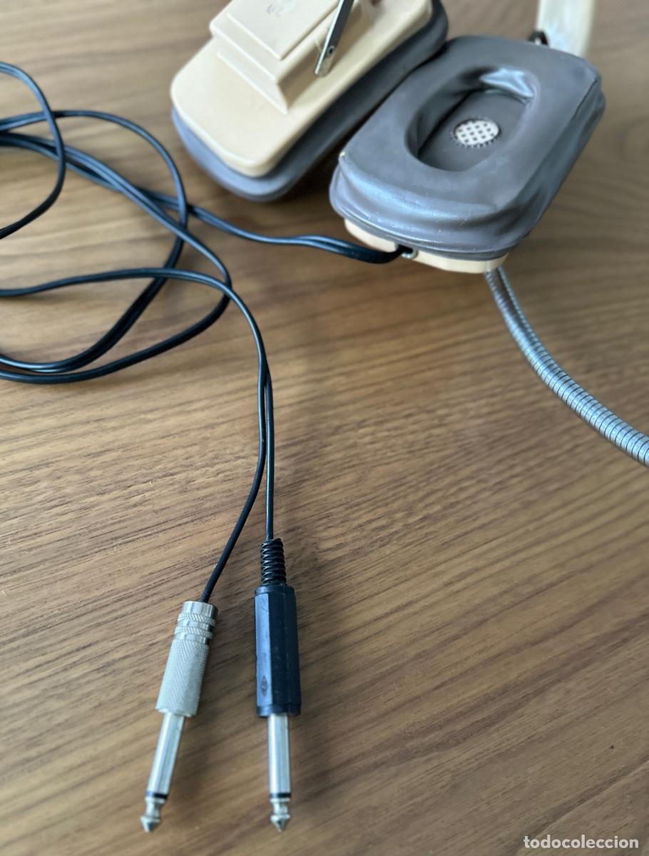 Coleccionismo: AURICULARES CON MICROFONO DE AVIACION, VINTAGE. - Foto 6