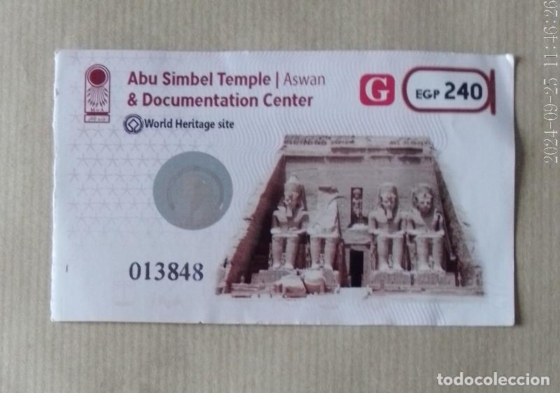 Coleccionismo: entrada Abu Simbel temple aswan - Foto 1