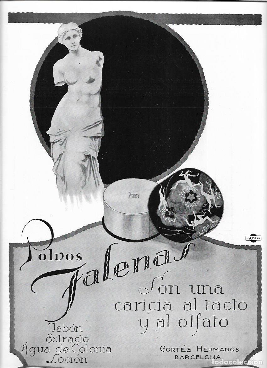 Sammelleidenschaft Papier: A&Ntilde;O 1924 1925 RECORTE PRENSA PUBLICIDAD COSMETICA POLVOS FALENAS PERFUMERIA CORTES HERMANOS BCNA