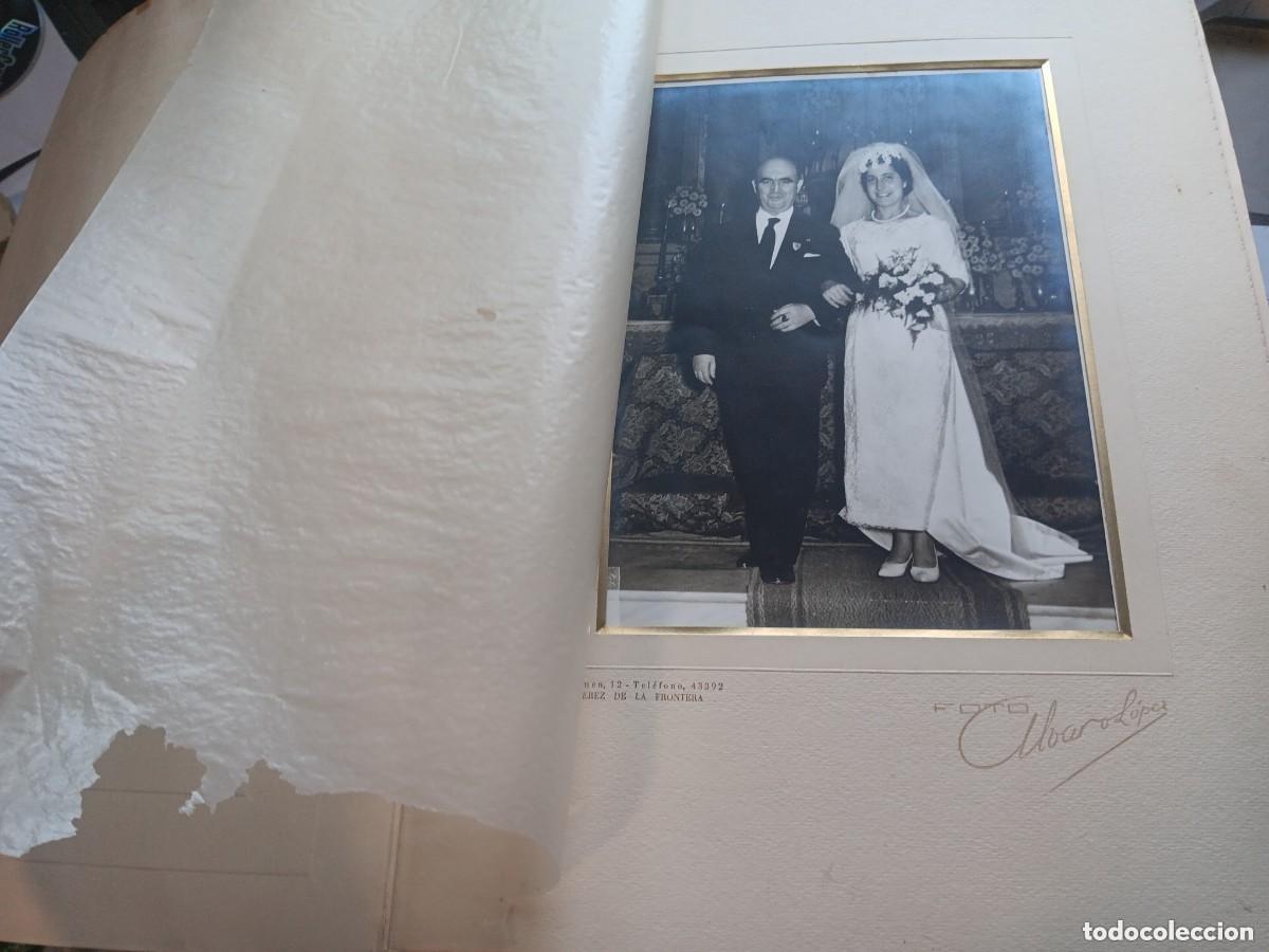 Coleccionismo: Fotograf&iacute;a grande de boda luis segura marco division azul