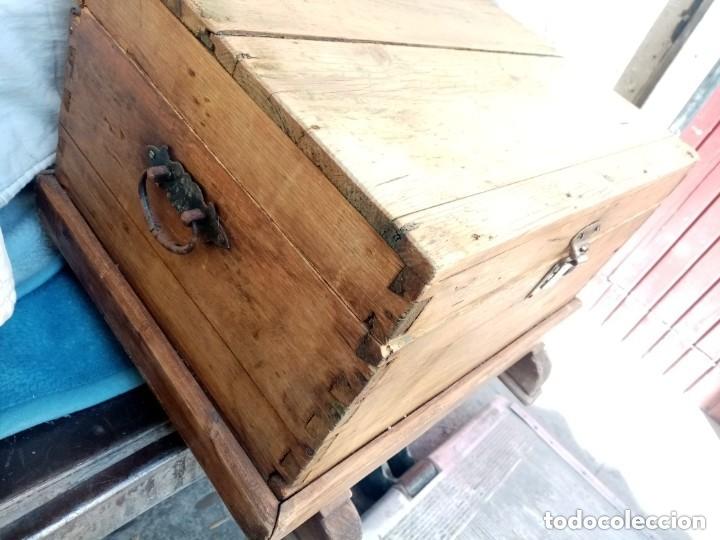 Coleccionismo: baul tapa suelta para restaurar - Foto 7
