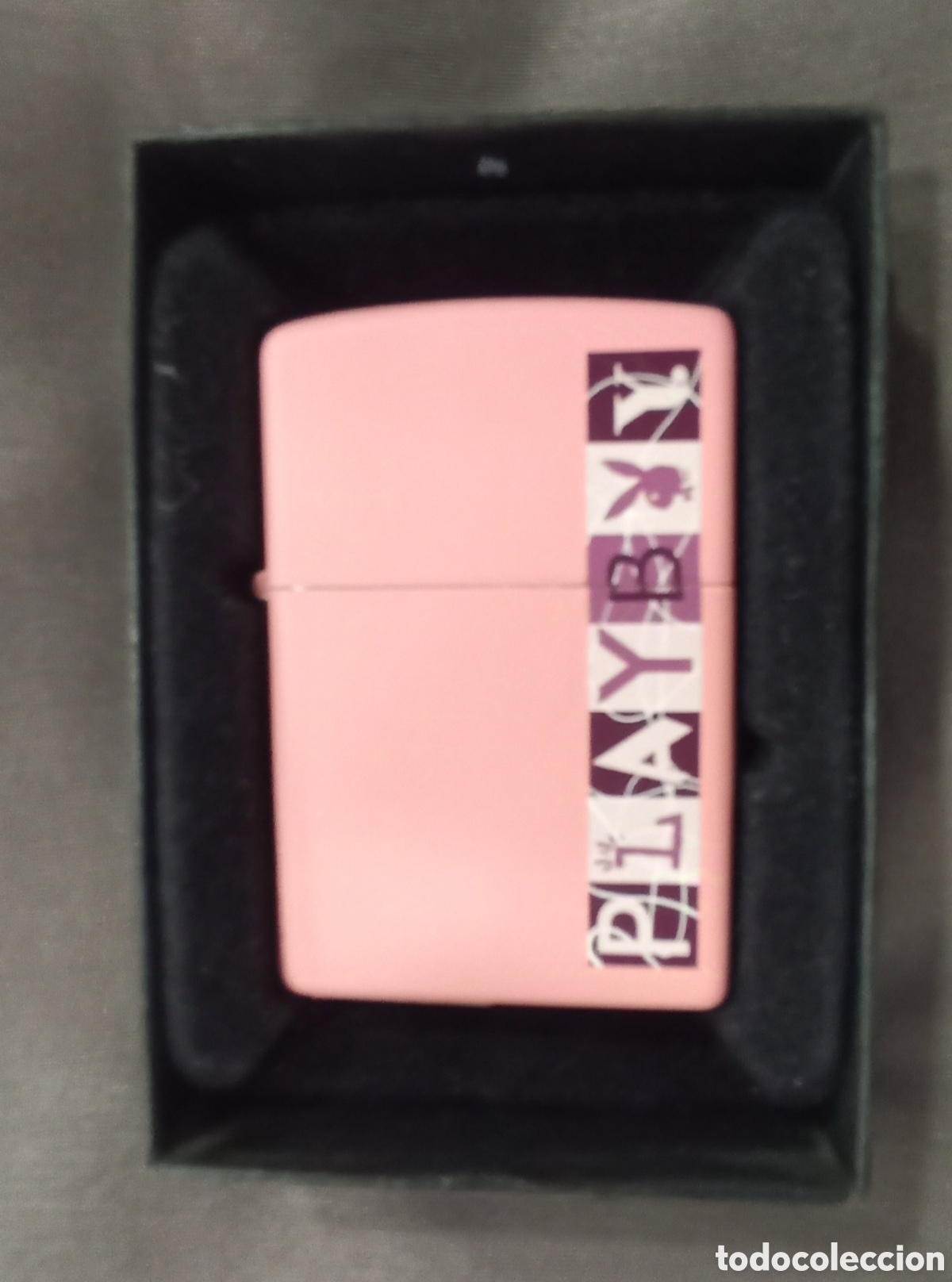 Coleccionismo: ZIPPO Playboy rosa soft - Foto 1