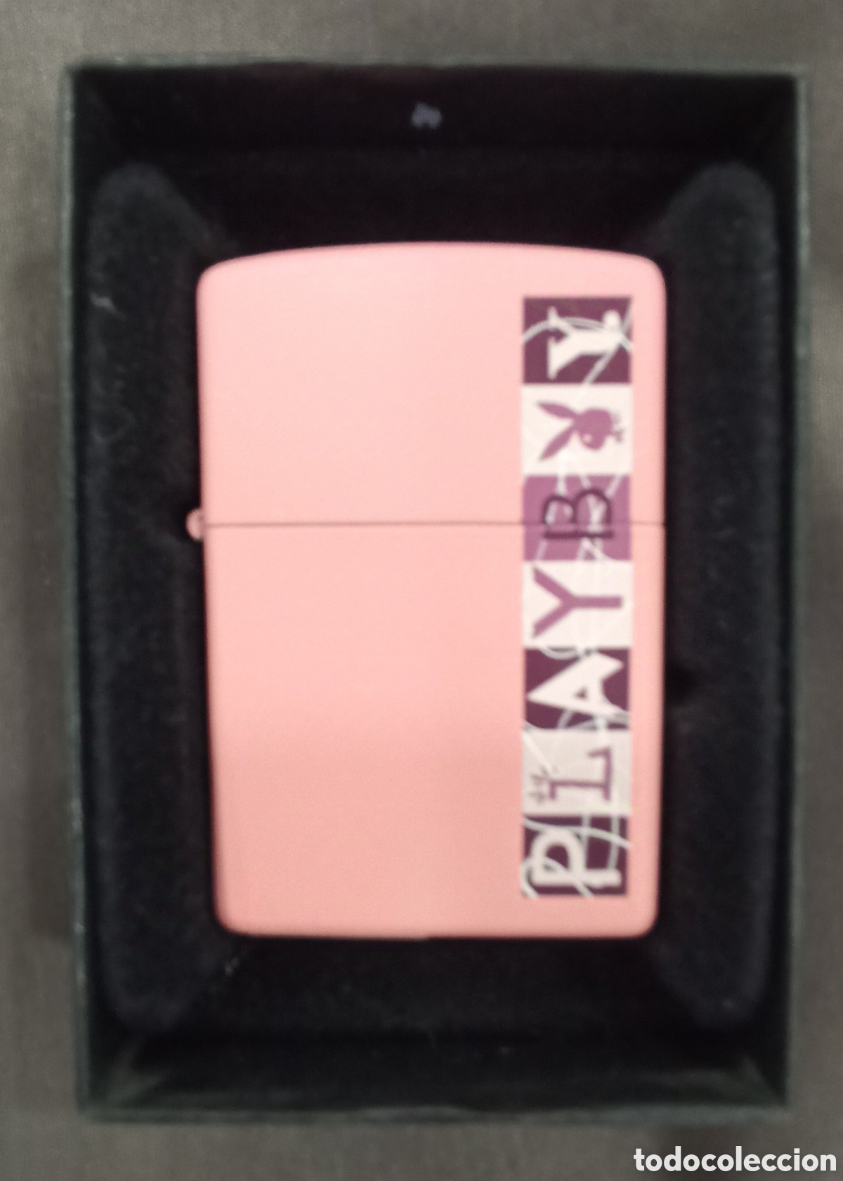 Coleccionismo: ZIPPO Playboy rosa soft - Foto 3