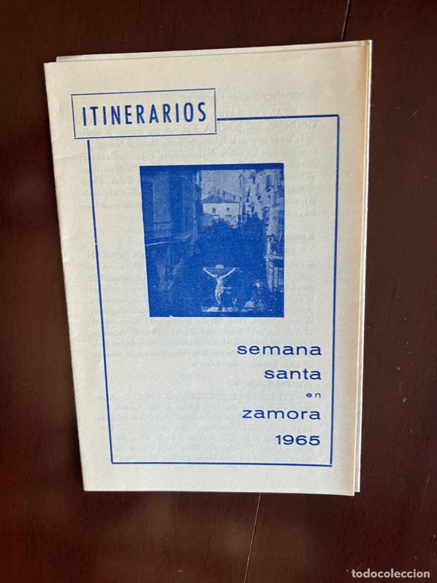 Coleccionismo: ITINERARIO SEMANA SANTA ZAMORA 1965