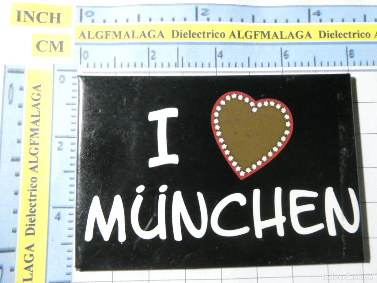 Collezionismo: IM&Aacute;N DE NEVERA. SOUVENIR RECUERDO TURISMO. MUNICH ALEMANIA