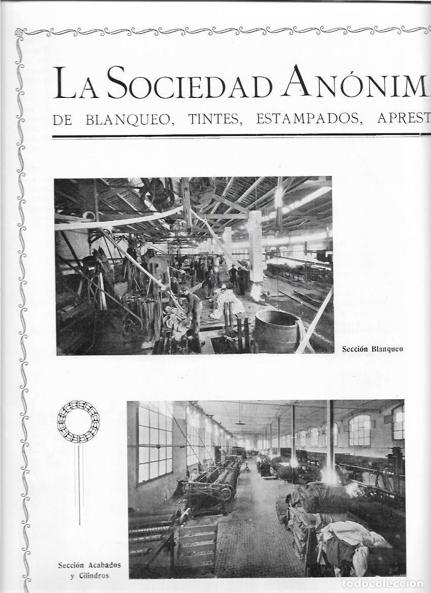 Collezionismo: A&Ntilde;O 1924 1925 RECORTE PRENSA PUBLICIDAD SOCIEDAD ANONIMA RUBI INDUSTRIAL APRESTOS ALGODON FABRICA