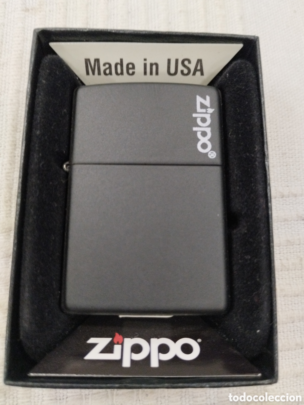 Coleccionismo: ZIPPO color negro clasico