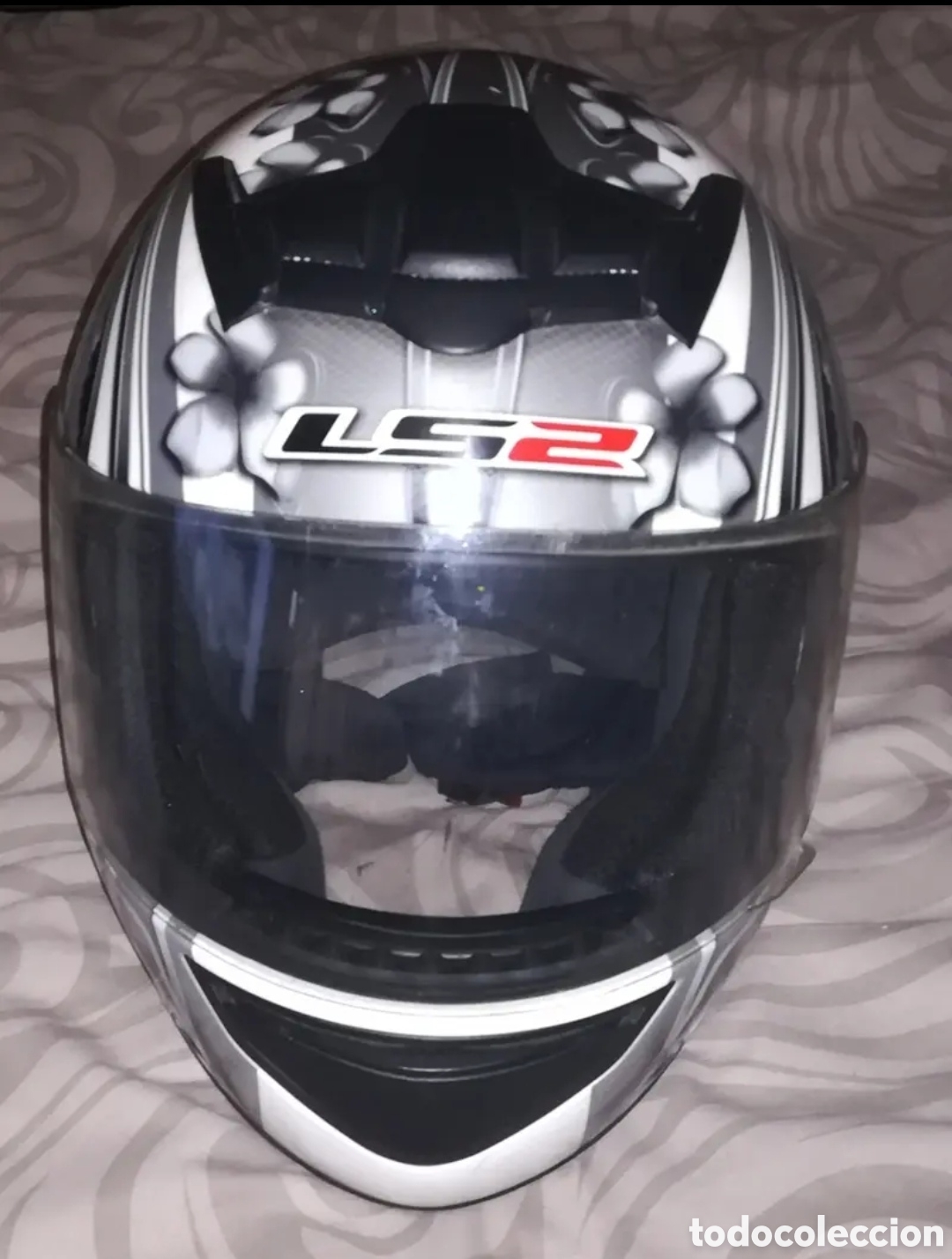 Coleccionismo: Casco LS2 de chica moto