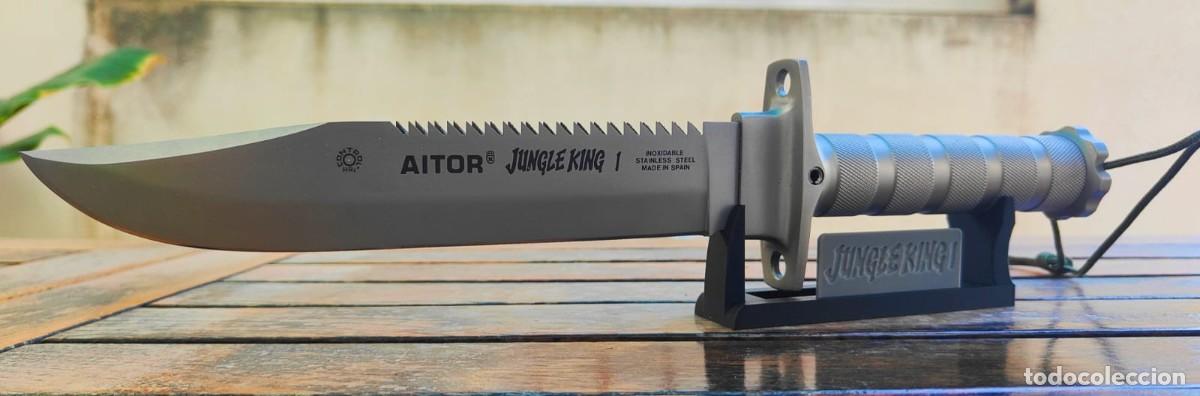 Coleccionismo: EXPOSITOR CUCHILLO AITOR JUNGLE KING I. - Foto 2