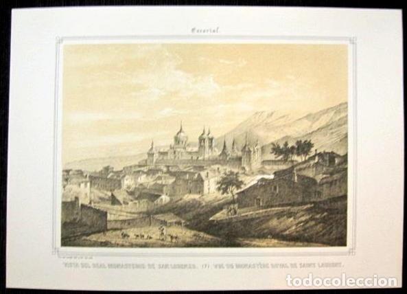 Colecionismo: Andreas Pic de Leopold: Vista del Real Monasterio de San Lorenzo de El Escorial