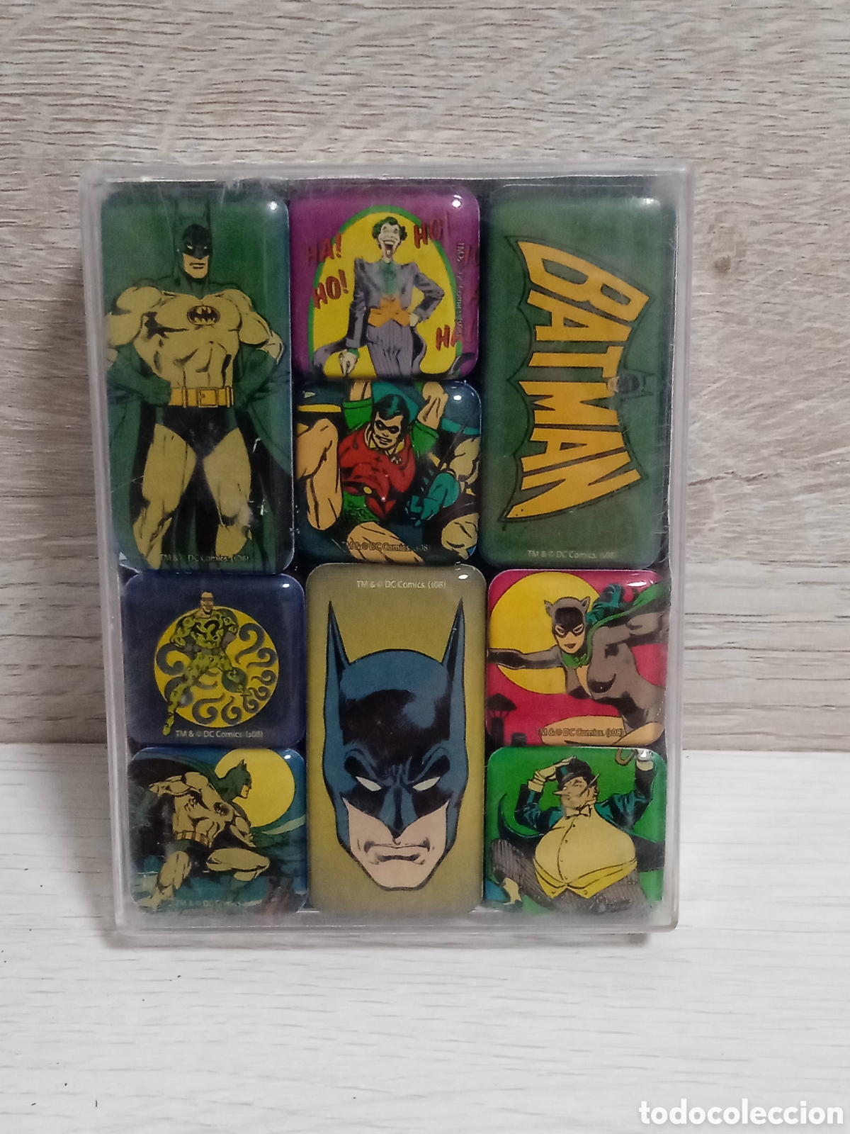 Coleccionismo: BATMAN SET IMANES ESTILO VINTAGE