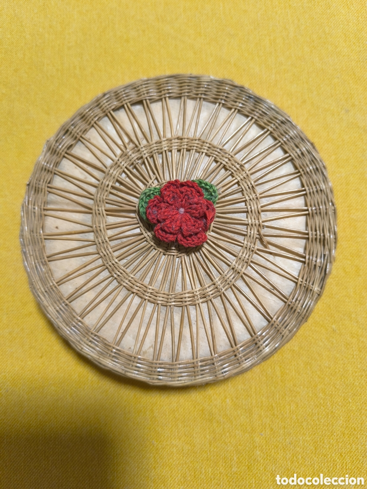 Coleccionismo: Posavasos de ganchillo de algodon vintage - Foto 1