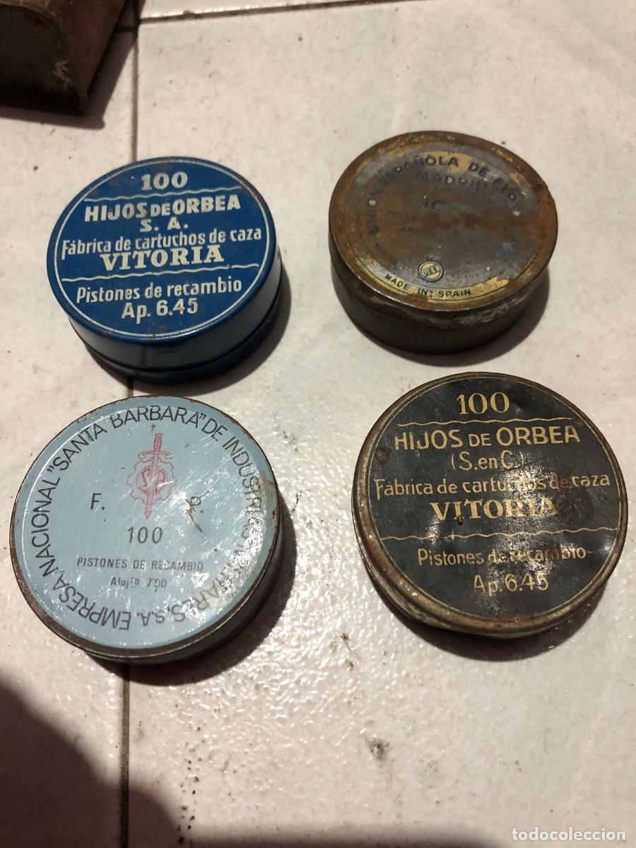 Coleccionismo: Caja de postas de caza a&ntilde;os 40. - Foto 9