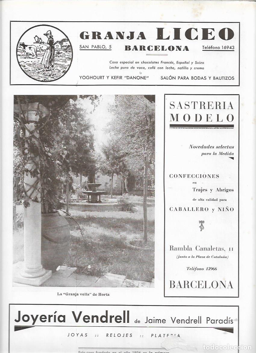 Coleccionismo: A&Ntilde;O 1931 1932 RECORTE PRENSA PUBLICIDAD GRANJA LICEO BCNA YOGOUR YOGHOURT DANONE KEFIR SALON BODAS