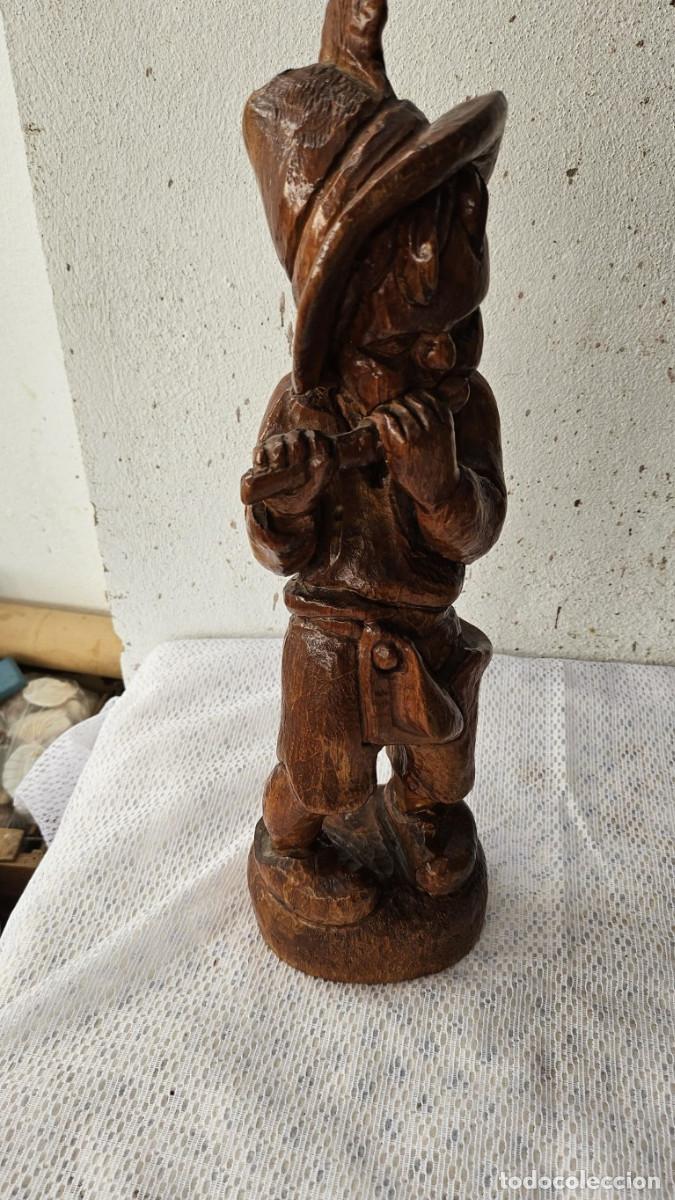 Coleccionismo: figura talla de madera - Foto 1