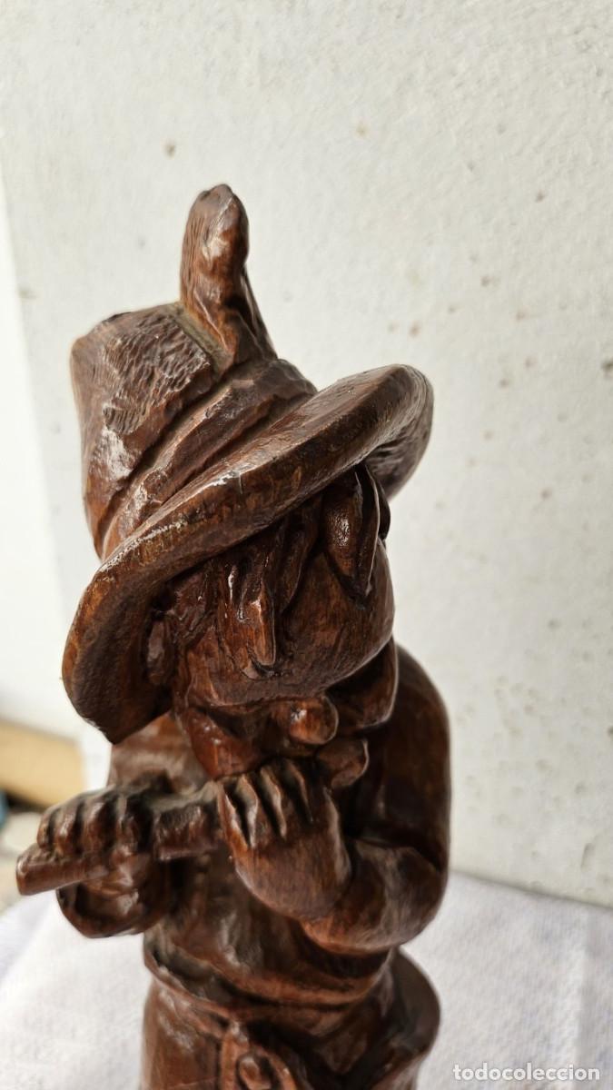 Coleccionismo: figura talla de madera - Foto 2
