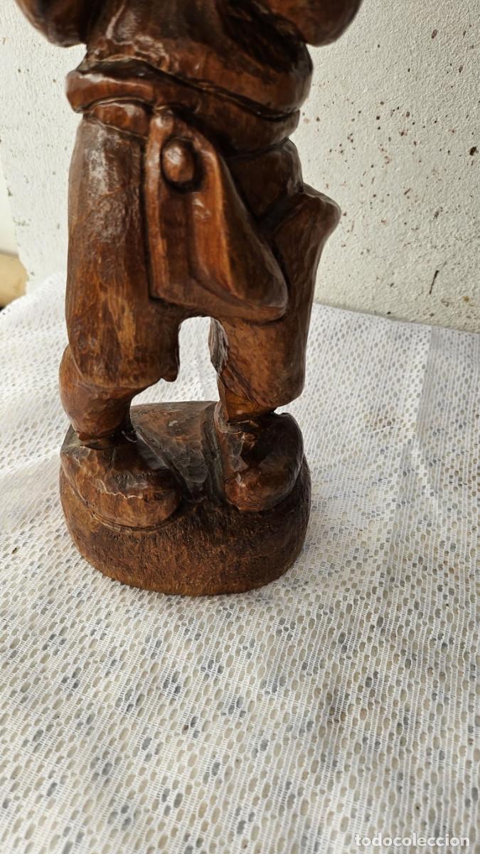 Coleccionismo: figura talla de madera - Foto 3