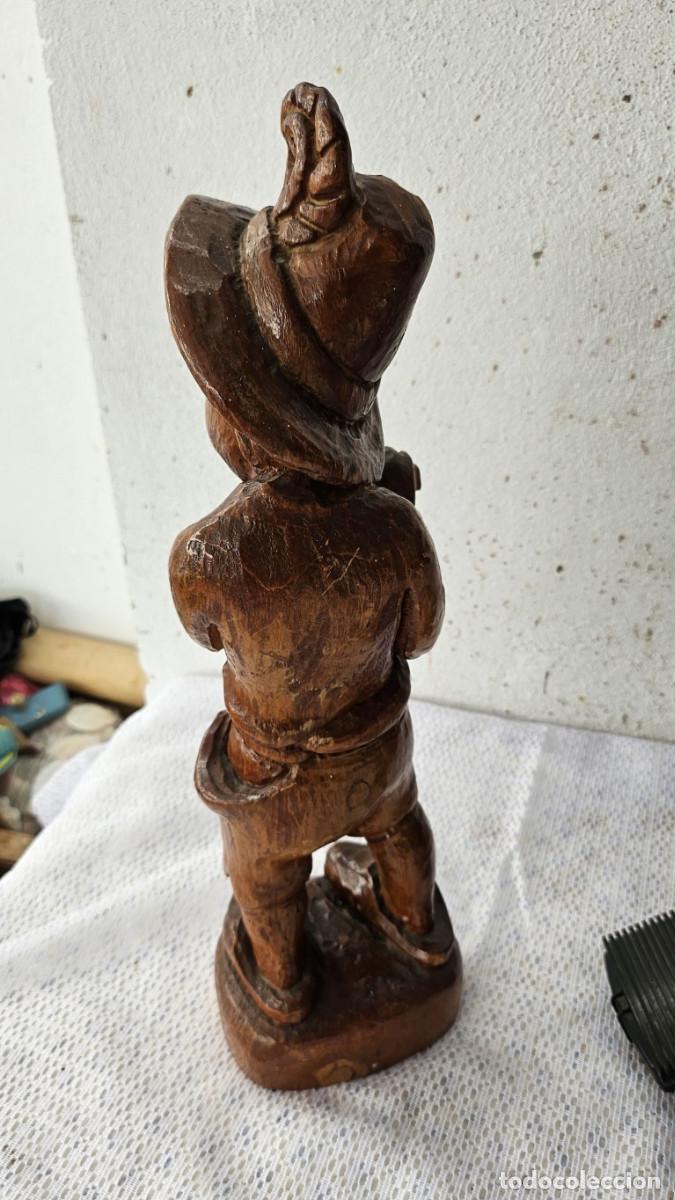 Coleccionismo: figura talla de madera - Foto 4
