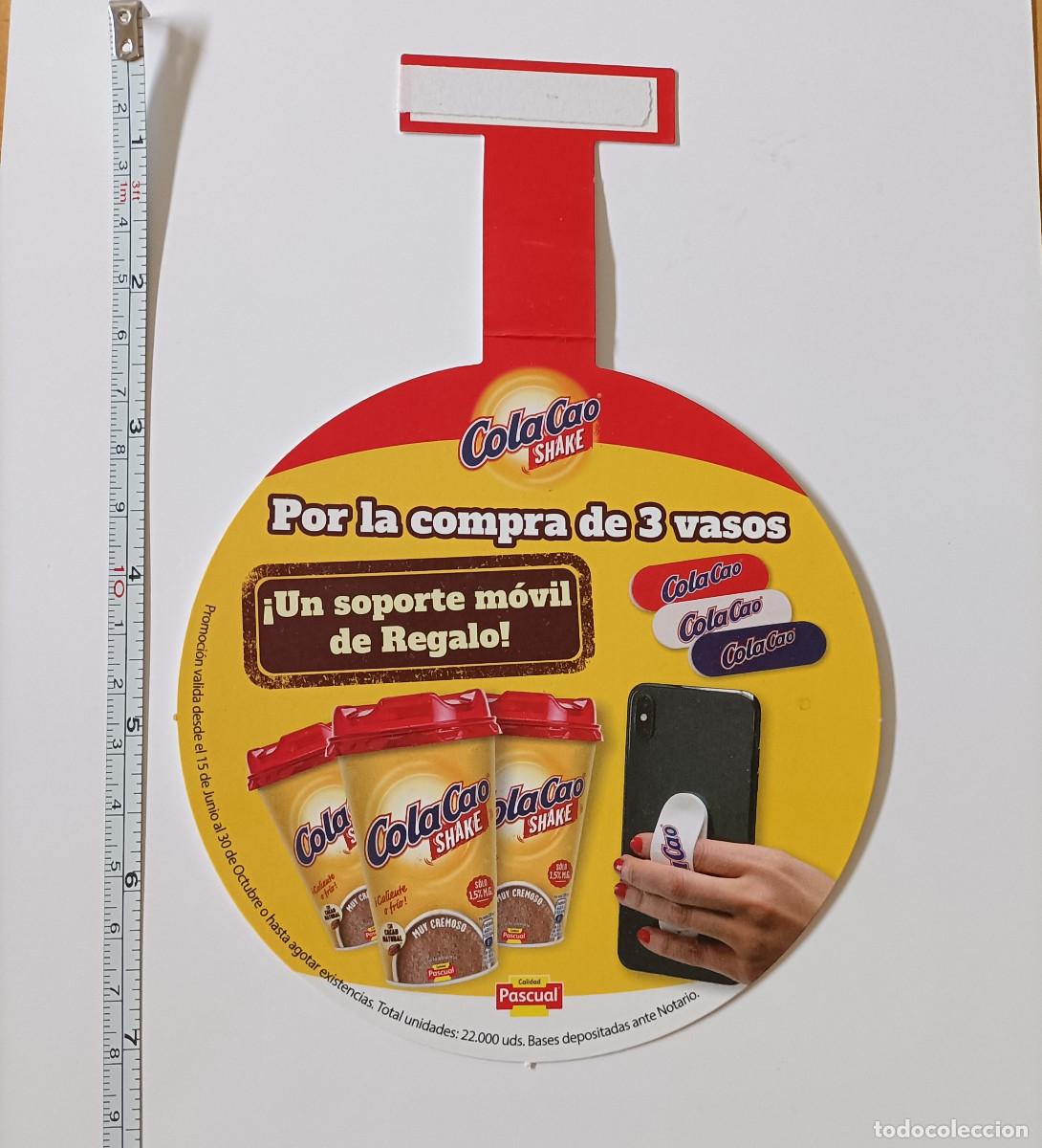 Coleccionismo: cola cao tira de balda publicitario promocional porta soporte movil publicitario promocion colacao