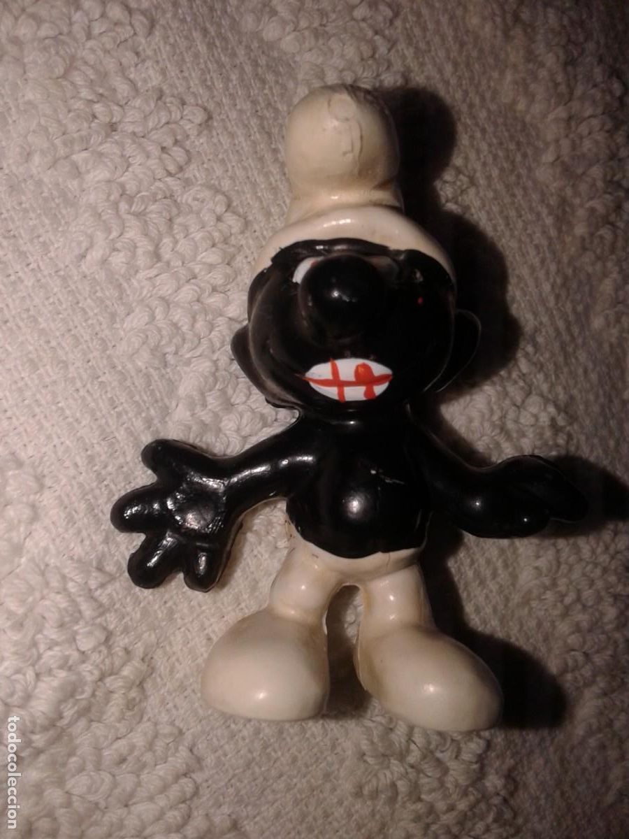 Coleccionismo: PITUFO NEGRO, VINTAGE, M - Foto 2