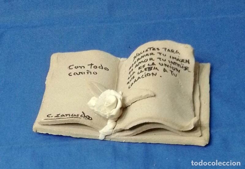 Coleccionismo: Detalle souvenir libro de barro - Foto 2