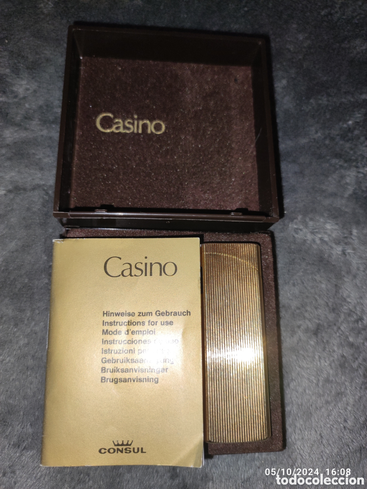 Coleccionismo: Mechero Consul Casino - Foto 1
