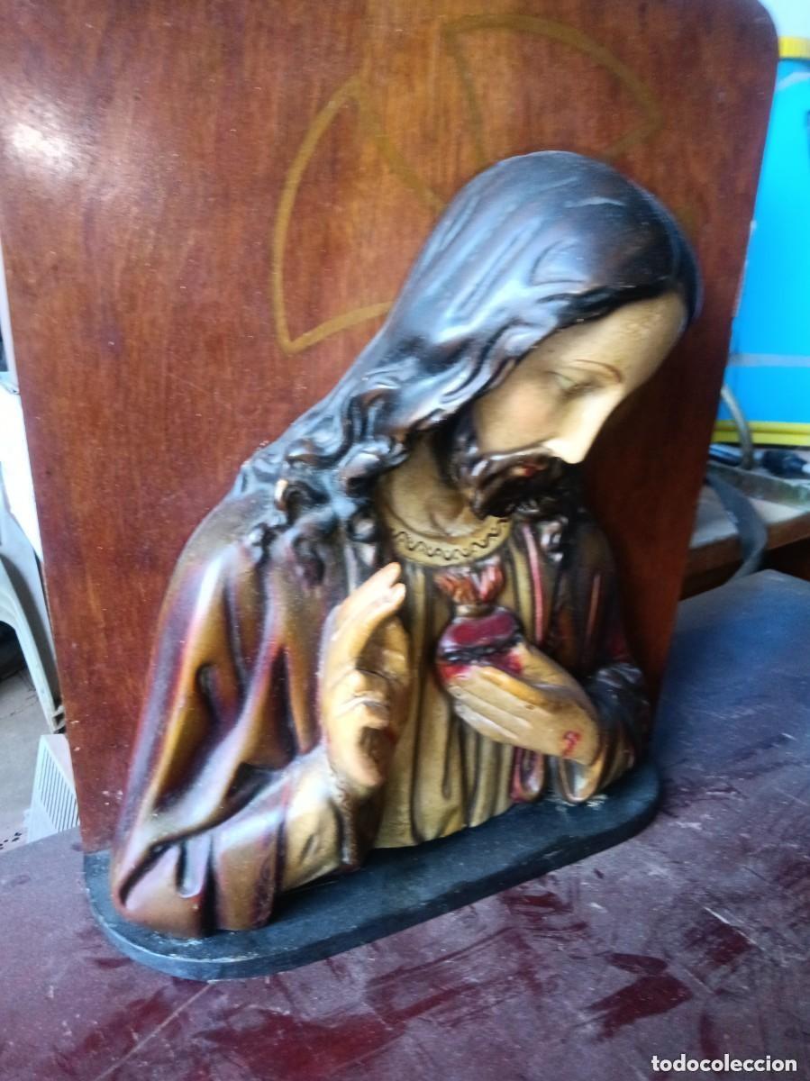 Coleccionismo: Sagrado coraz&oacute;n para colgar - Foto 1