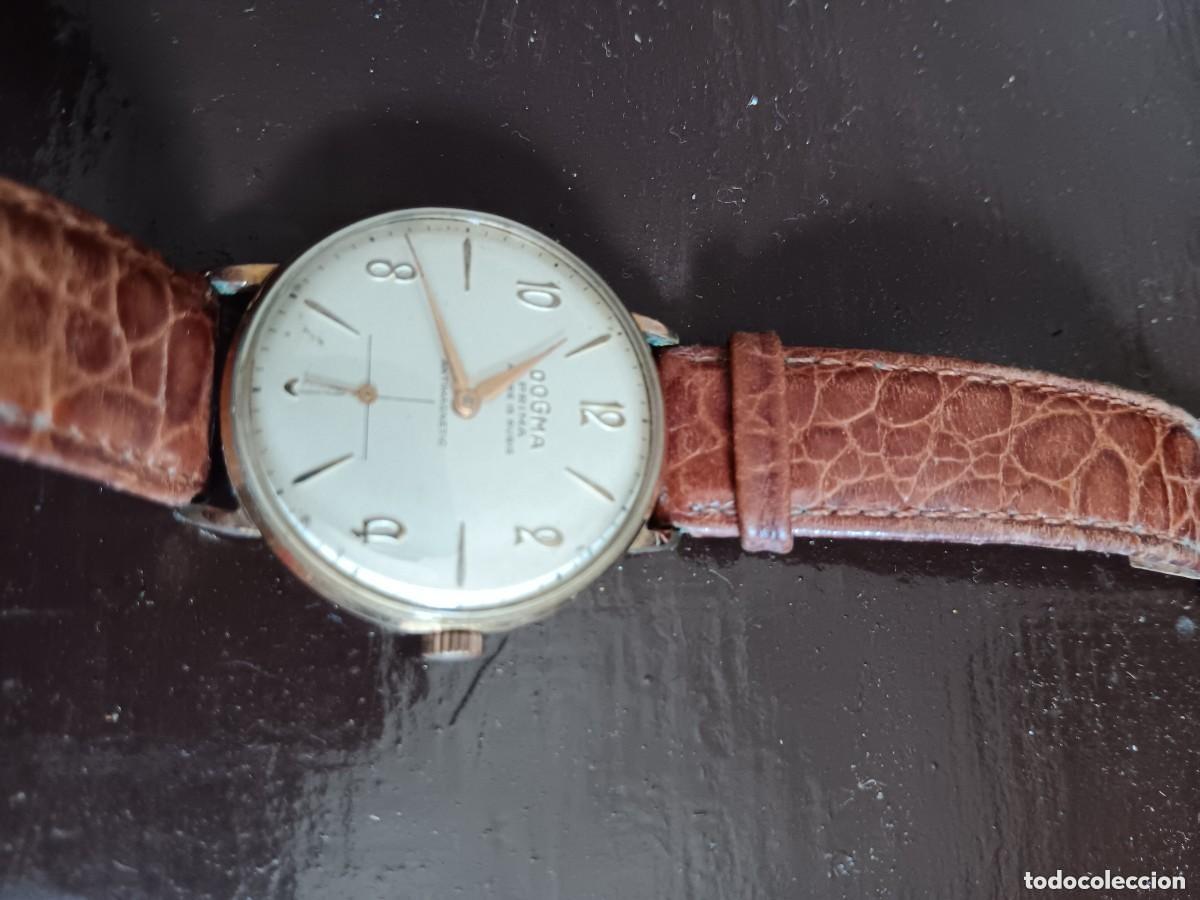 Coleccionismo: Reloj dogma prima 15 rubis - Foto 2