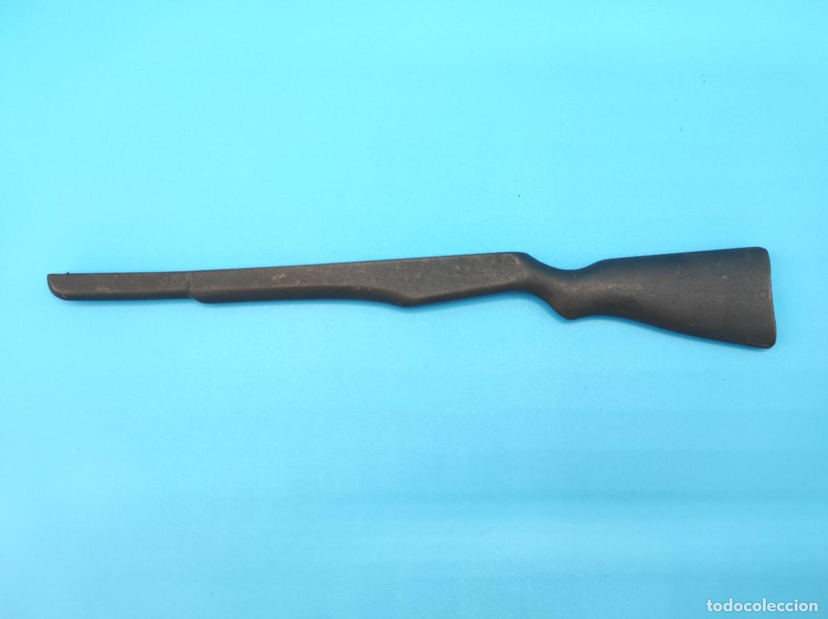 Collezionismo: Peque&ntilde;o rifle de bronce decorativo