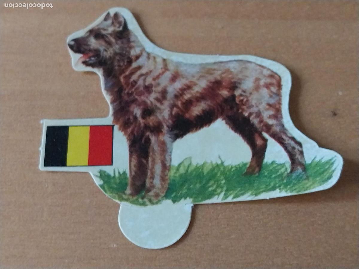 Coleccionismo: PANRICO BOUVIER * * N&ordm; 5 CROMO SIN PEGAR NUNCA TROQUELADO PERROS A&Ntilde;OS 70 PASTELITOS PROMO