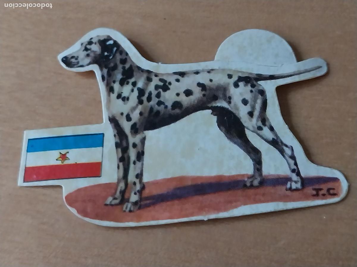 Coleccionismo: PANRICO DALMATA * * N&ordm; 15 CROMO SIN PEGAR NUNCA TROQUELADO PERROS A&Ntilde;OS 70 PASTELITOS PROMO